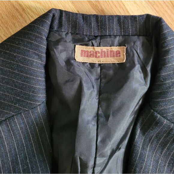 Machine Men’s Design Striped Blazer Large - Picture 4 of 12